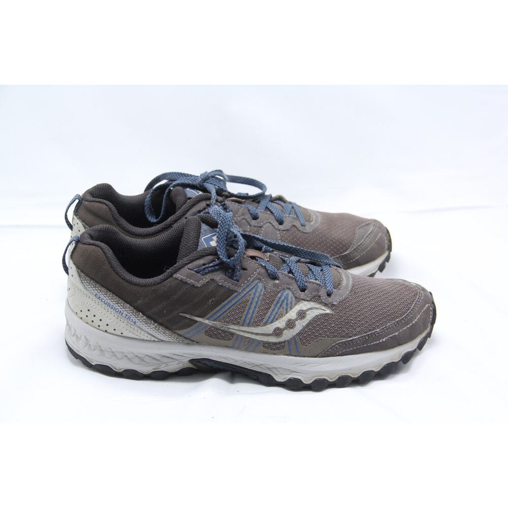 Saucony Excursion TR14 Running Shoes Mens Size 9 Gray Brown Sneakers S20584-4